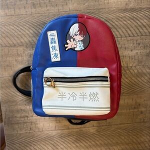 My Hero Academia Shoto Todoroki Fire & Ice Mini Backpack Hot Topic Anime
